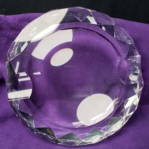 Vector KGM Art Deco Leaded Glass Ashtray